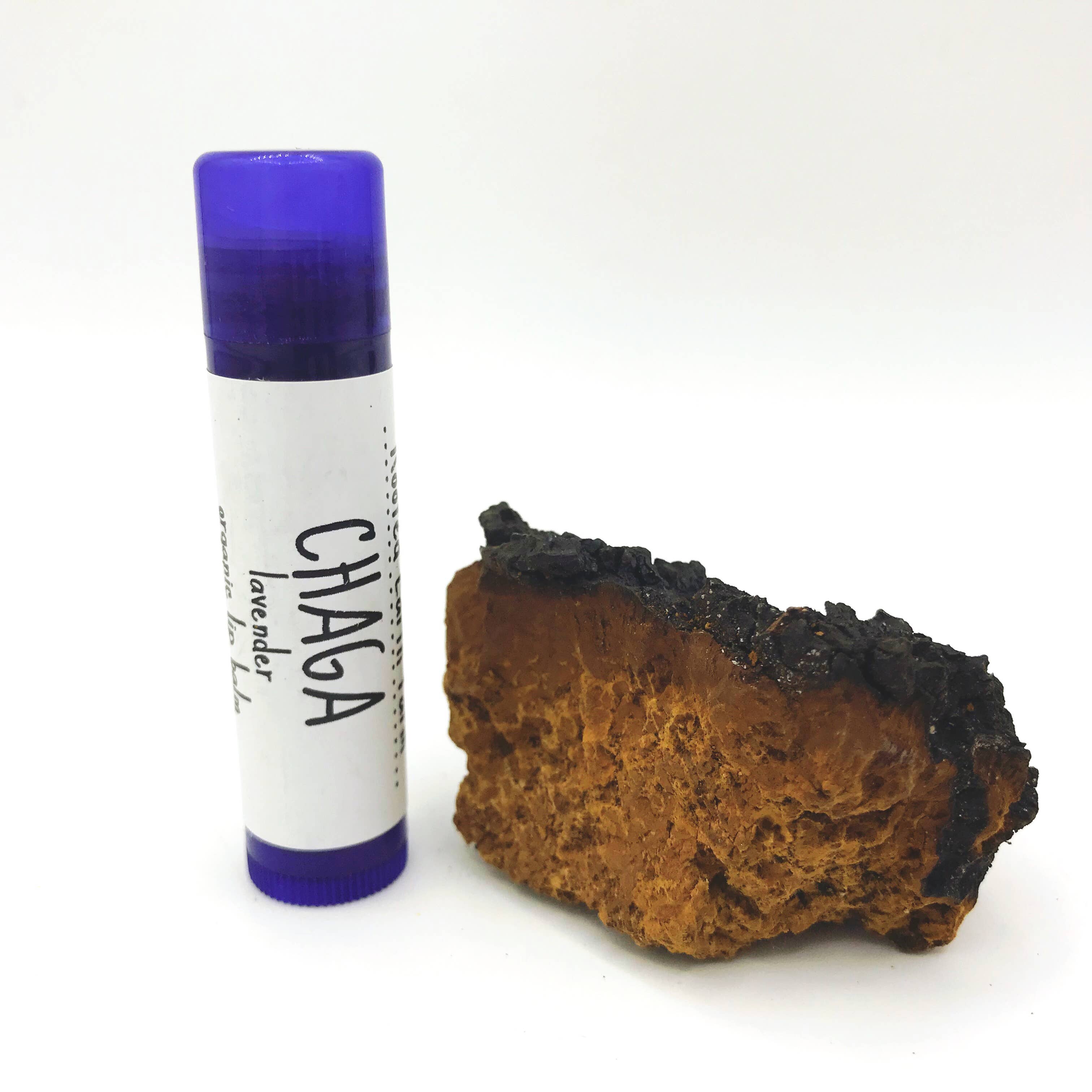 Rooted Earth Farm + Apothecary - Wholesale Lip Balm - Chaga Lip Balm - 3 Scent Options3