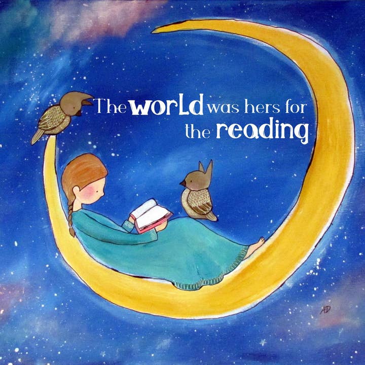 Le monde était à elle pour la lecture pour la vente par Andralynn Creative Designs