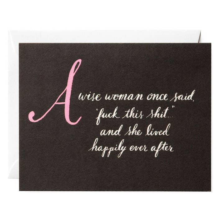 All My Layers Paper Co. - Wholesale Liefdeskaartje - Wijze vrouw