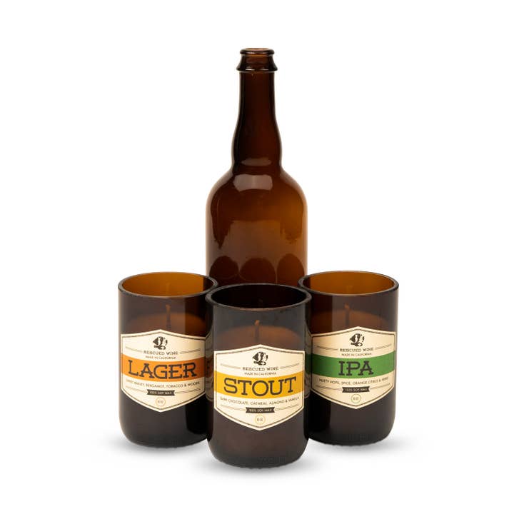 Rescued Wine Candles - Wholesale Jar/Filled Candle - IPA Beer Soy Candles - Ideal Gifts For Men3