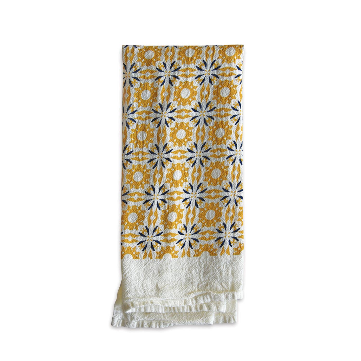 June & December - Wholesale Dinner & Cloth Napkin - Mixed Woodblock Chicory Napkins / Set of 42