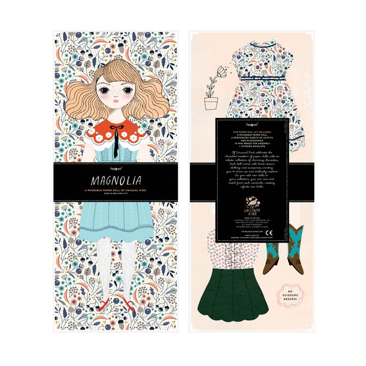 Of Unusual Kind - Wholesale DIY Craft Kit - Kids - MAGNOLIA PAPER DOLL KIT0