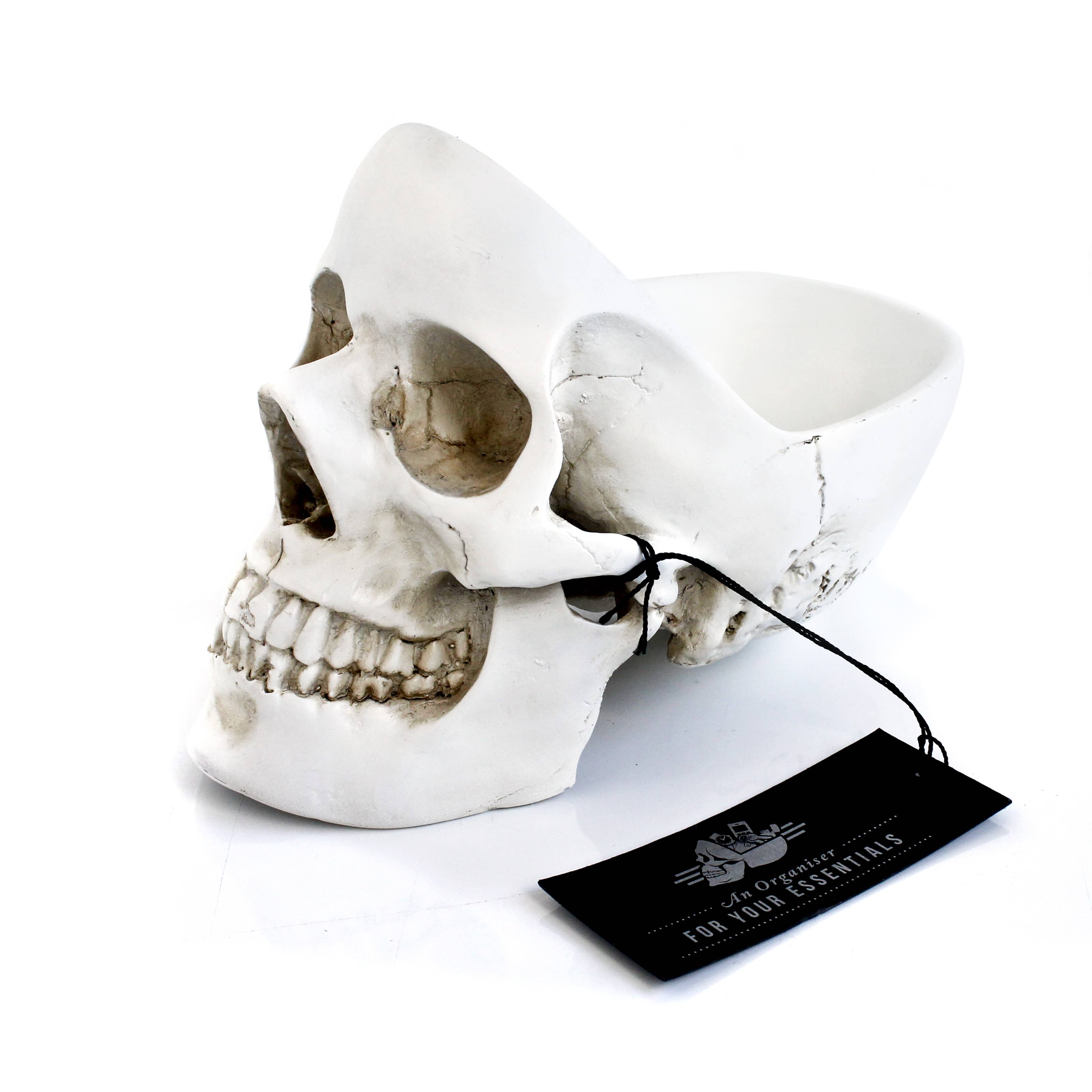 SUCK UK Ltd - USA - Vente Décorations de table - Skull Tidy - Blanc5