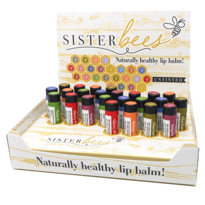 Sister Bees LLC - Wholesale Lip Balm Set - Trendy Bumblebee Lip Balm Set