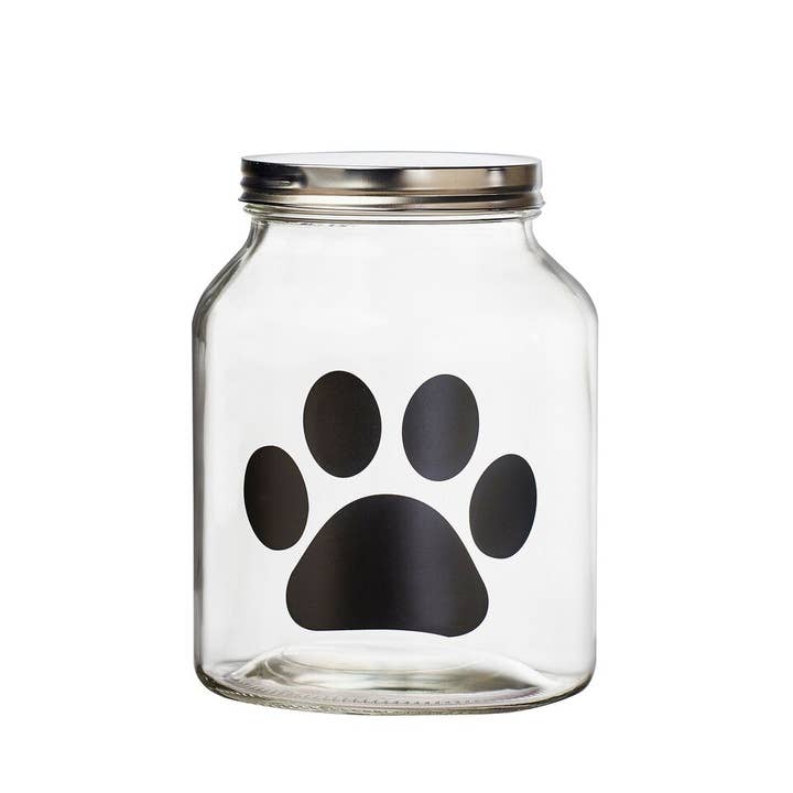 Medium Buddy Paw Chalkboard Canister for wholesale by Amici Home