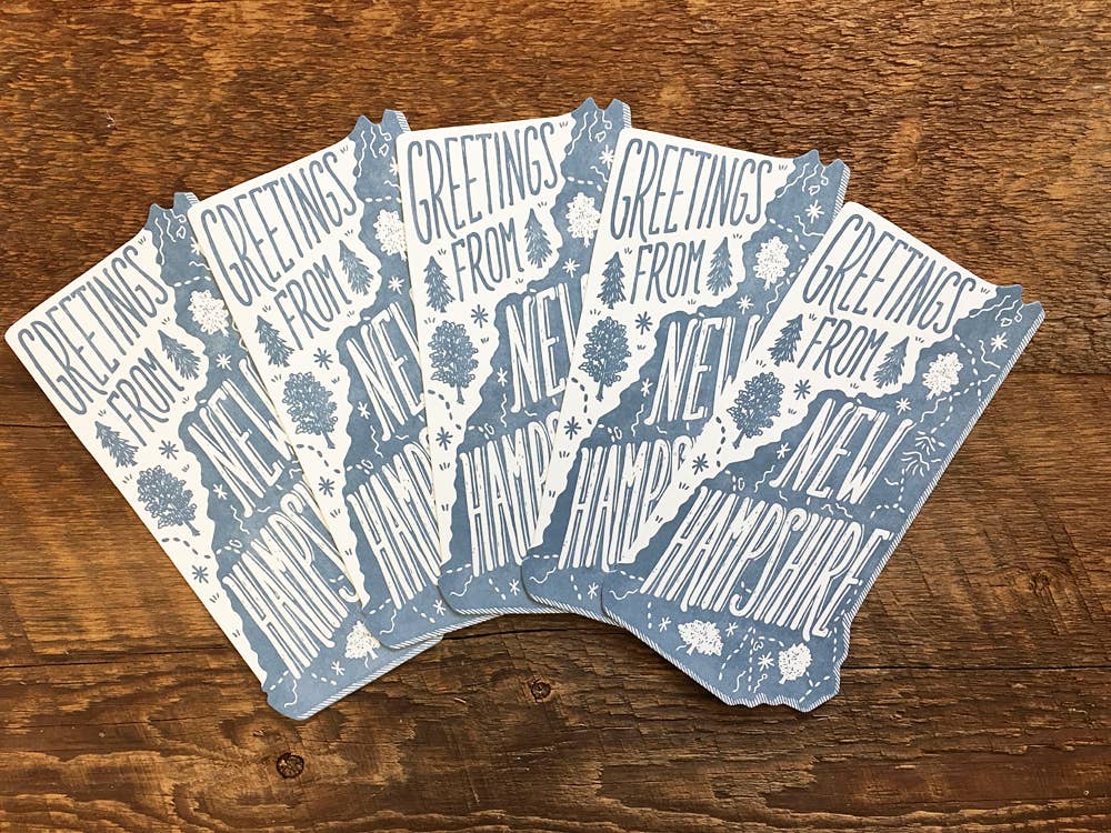 Noteworthy Paper & Press - Wholesale Postcard - New Hampshire State Postcard3