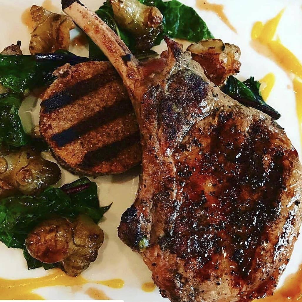 Cheshire Pork - Wholesale Pork - Bone In Center Cut Ribeye Chops, 2 8oz chops2