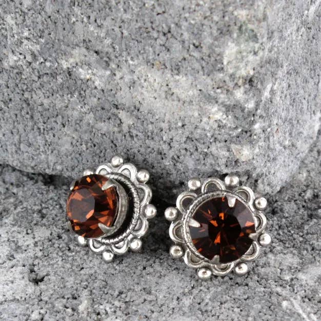 Victorian Post Earring in Silver S-97P-SP for wholesale by Sadie Green's Jewelry