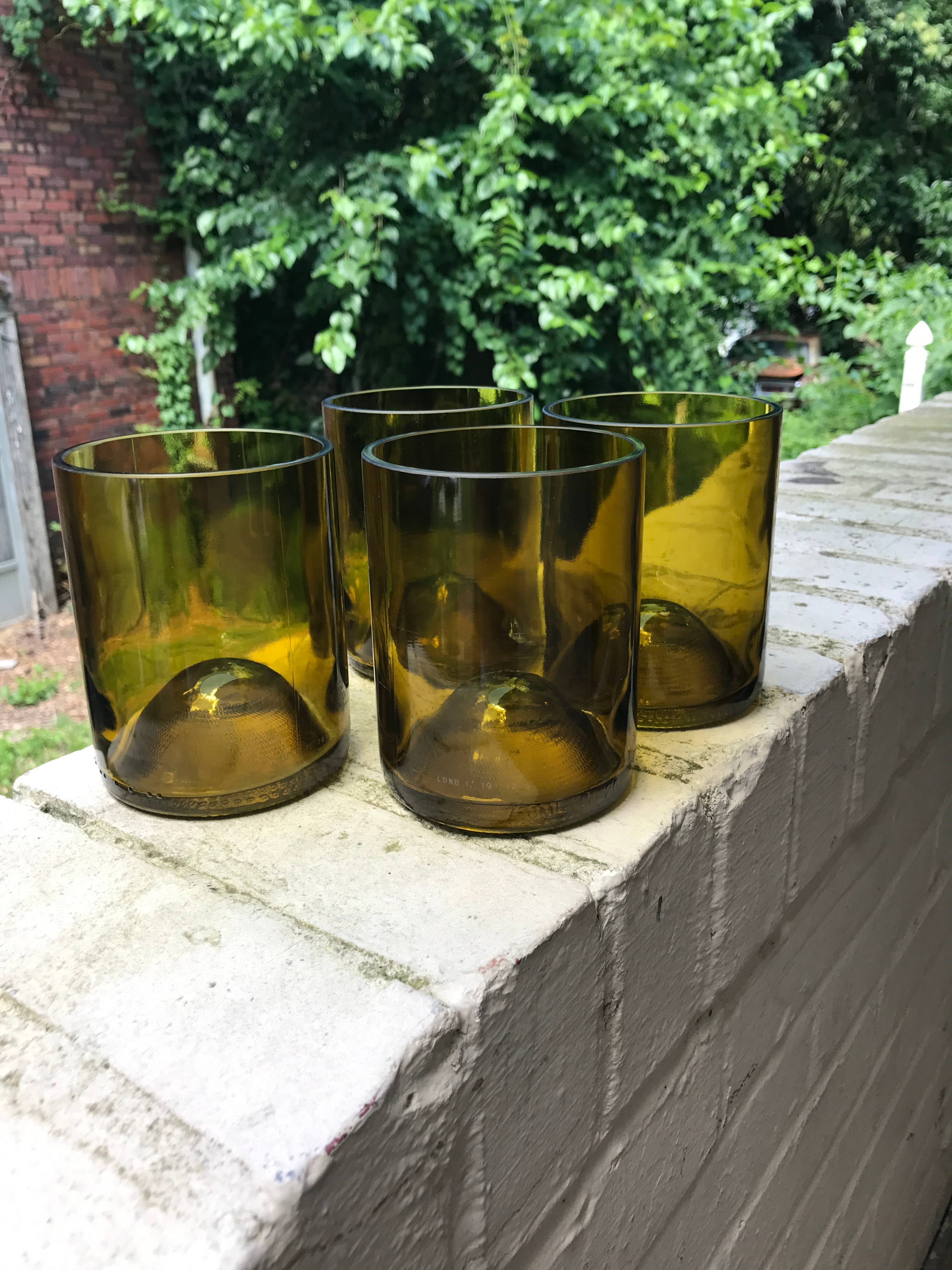 La Botella - Wholesale Drinking Glass/Cup - Upcycled Bottle Loball Glasses3