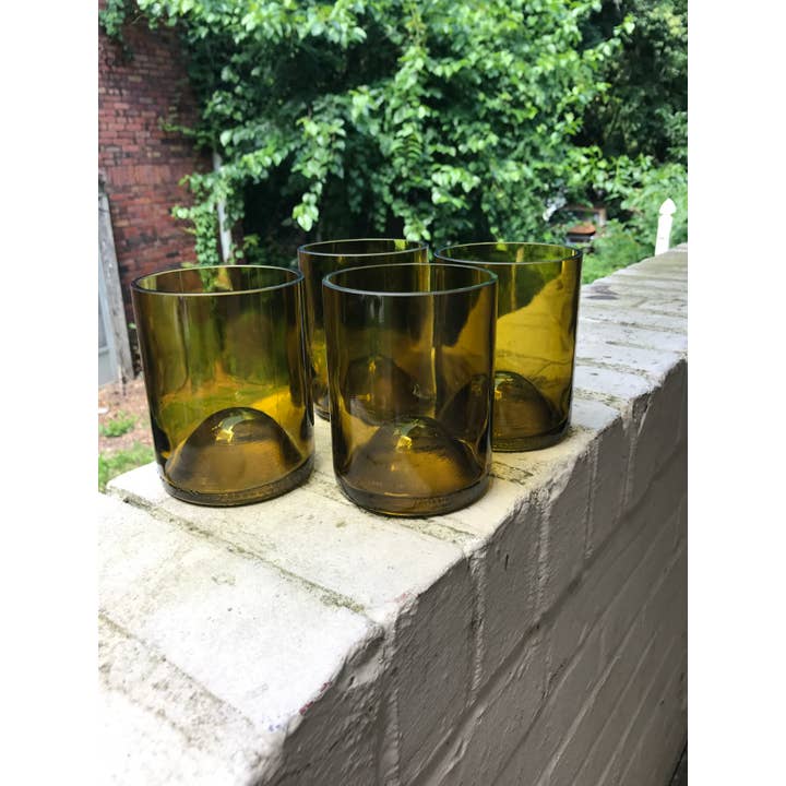 La Botella - Wholesale Drinking Glass/Cup - Upcycled Bottle Loball Glasses3