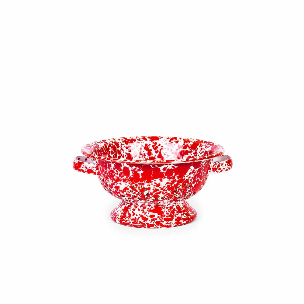 Crow Canyon Home - Vendita all'ingrosso Scolapasta - Splatter Enamelware - Colino piccolo per bacche2