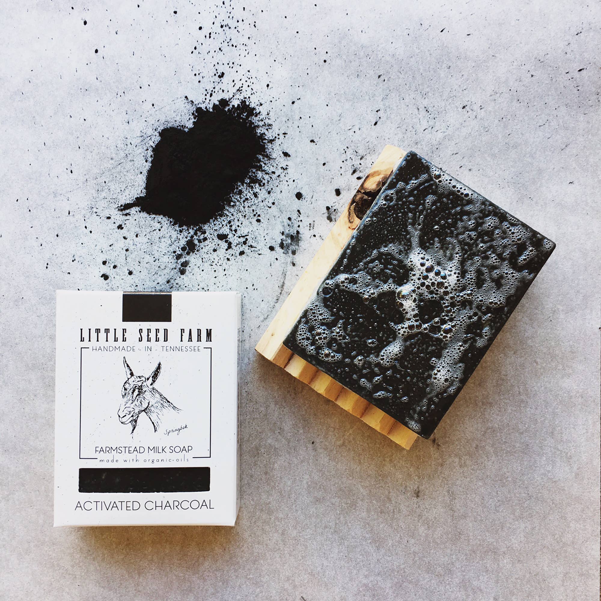 Little Seed Farm - Wholesale Bar Soap - Activated Charcoal Bar Soap - Detoxifying2