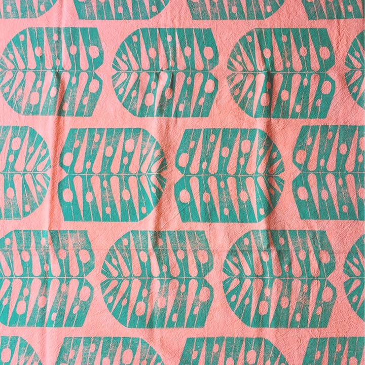 Andria Green - Wholesale Tea Towel - Monstera Leaf Tea Towel1