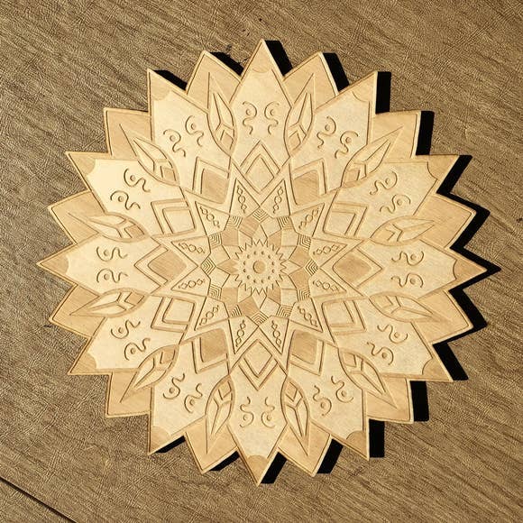 Mandala 19 Crystal Grid for wholesale by Zen and Meow