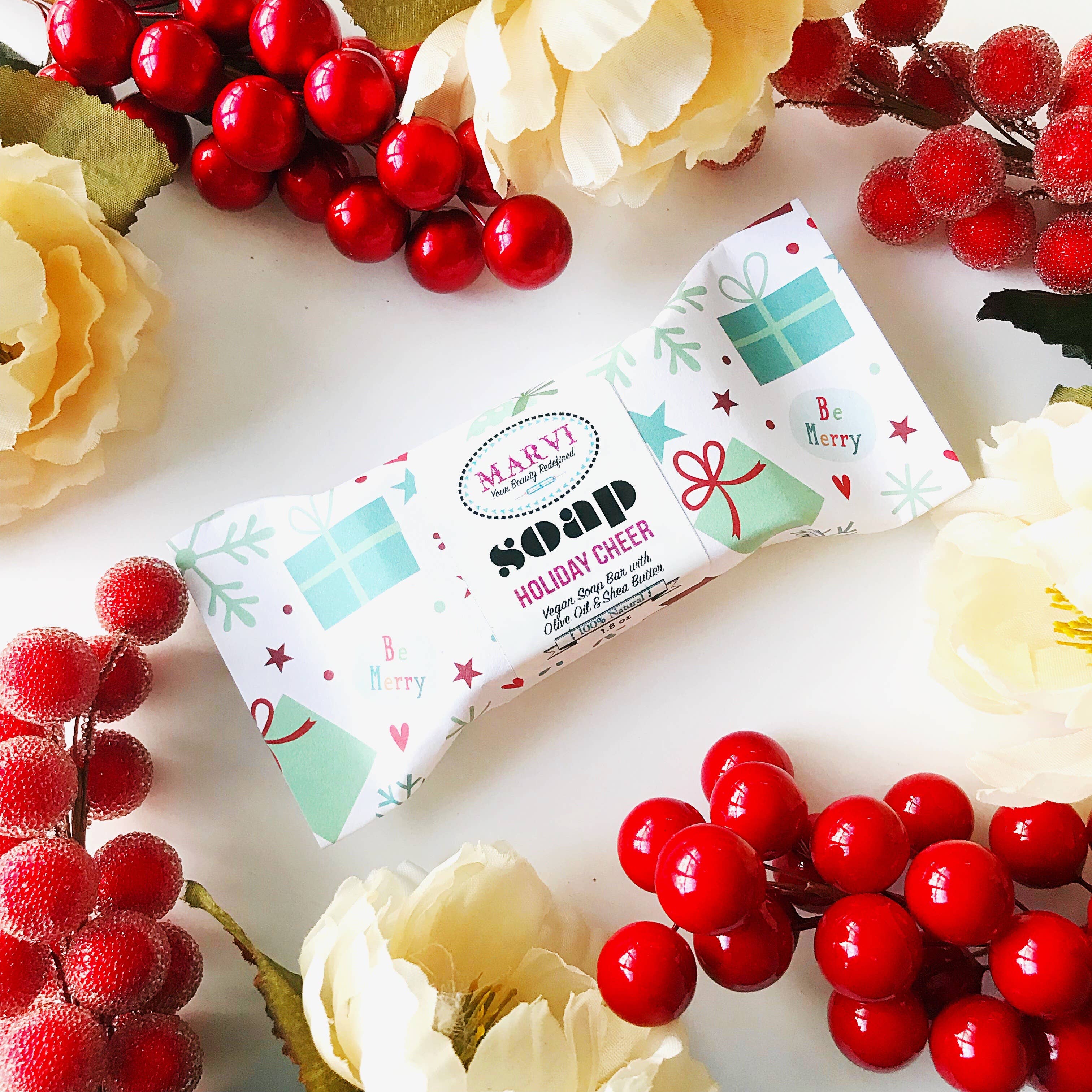 Marvi Beauty – Großhandel Feste Seife – Holiday Cheer Mini Seife3