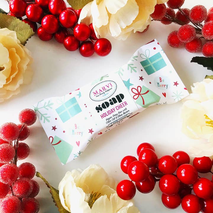 Marvi Beauty – wholesale Bar Soap – Holiday Cheer Mini Soap3