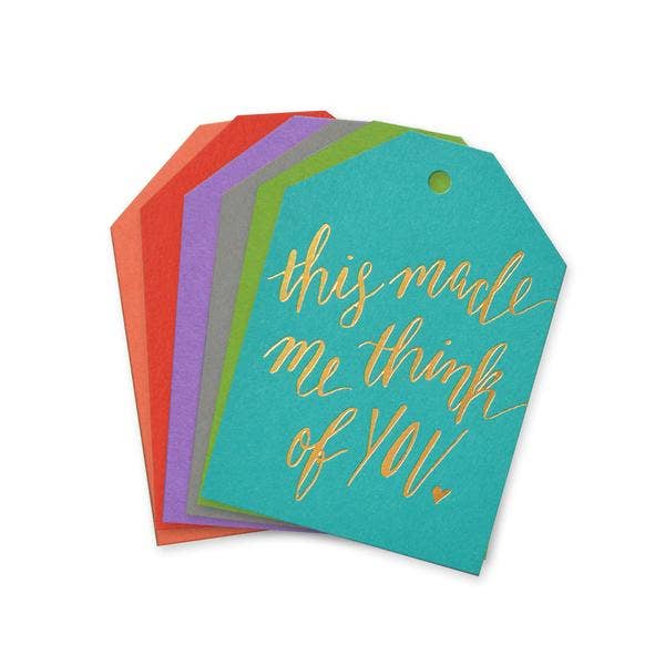 Wild Ink Press - Wholesale Gift Tag - Think Of You Tags | Set of 61