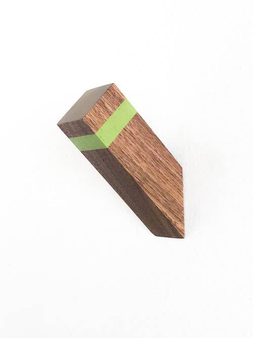 Olive Striped Wall Hook for wholesale by WALLNUTS®