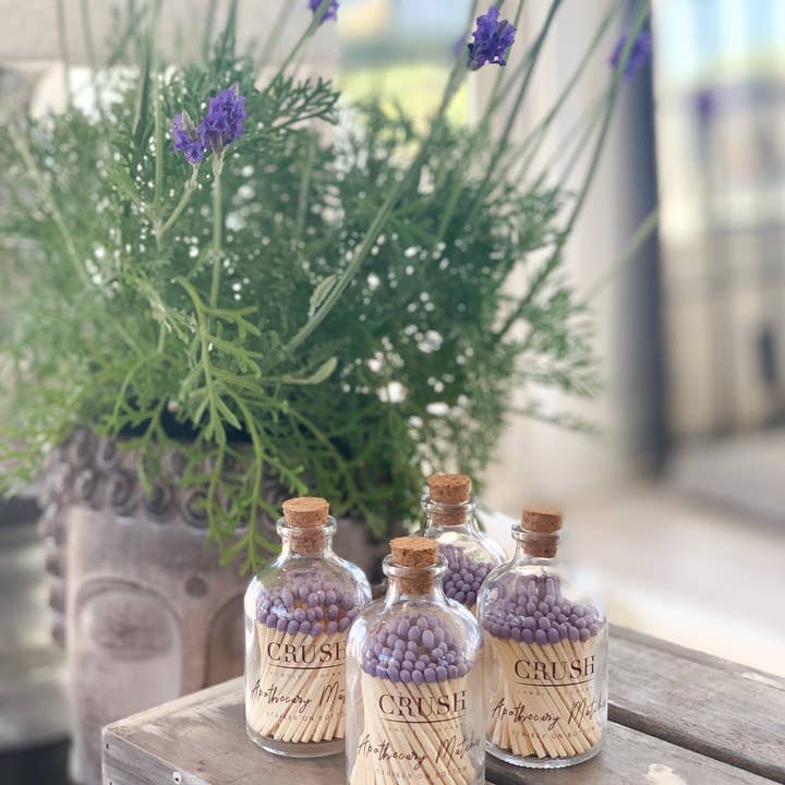 Apothecary Match Jar ~ 100 Matches for wholesale by Crush Candle Company