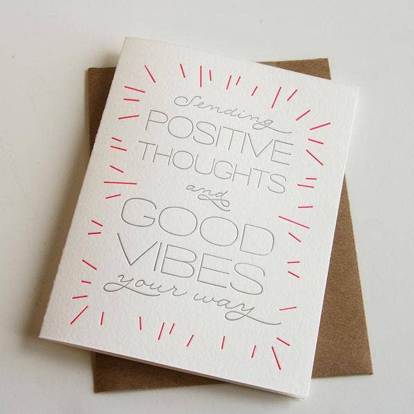 Steel Petal Press - Wholesale Sympathy Card - Good Vibes - Sympathy and Encouragement Greeting Card2