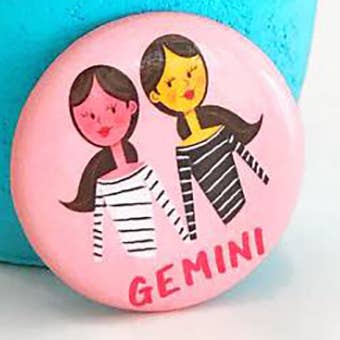 Zodiac Buttons for wholesale by Nicole Marie Paperie