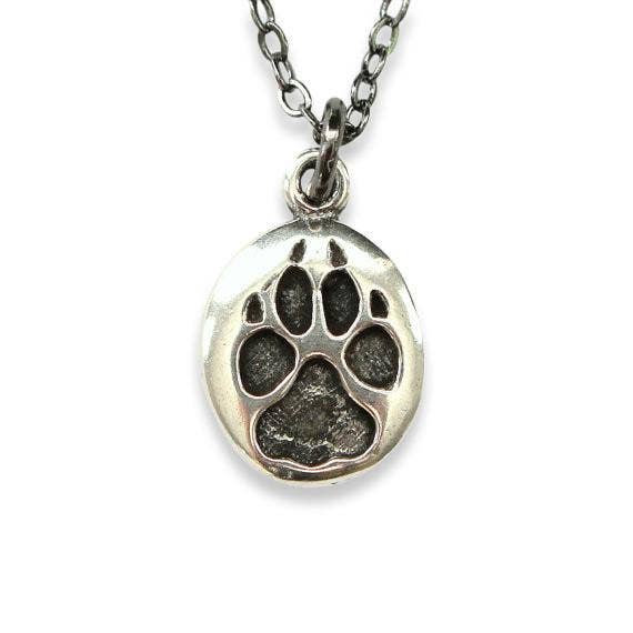 Collana Wolf Track - Argento Sterling per la vendita all'ingrosso da parte di Moon Raven Designs