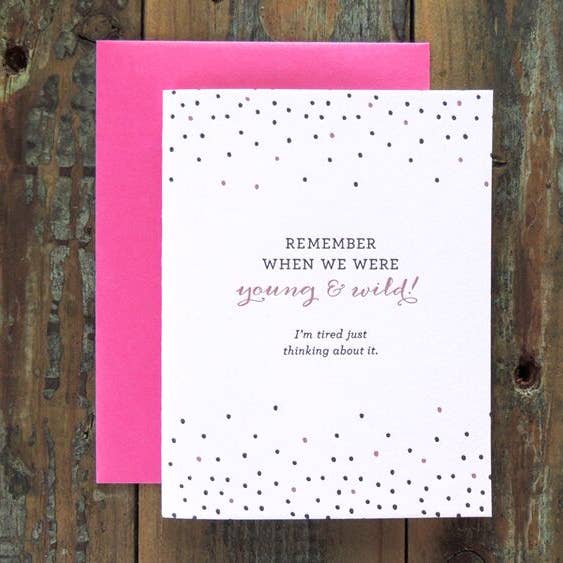 Cartão Lembrar quando por atacado de Harken Press