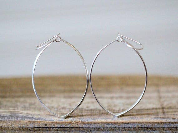 Saressa Designs - Wholesale Hoop Earrings - XL Marquis Hoops