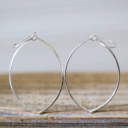 Saressa Designs - Wholesale Hoop Earrings - XL Marquis Hoops0