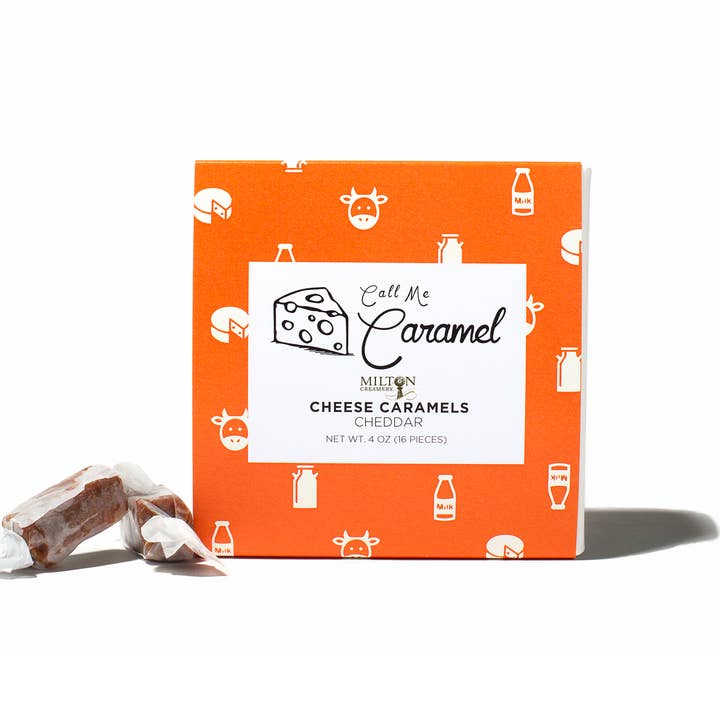 Prairie Breeze Cheddar Cheese Caramel Box for wholesale by Call Me Caramel, Inc