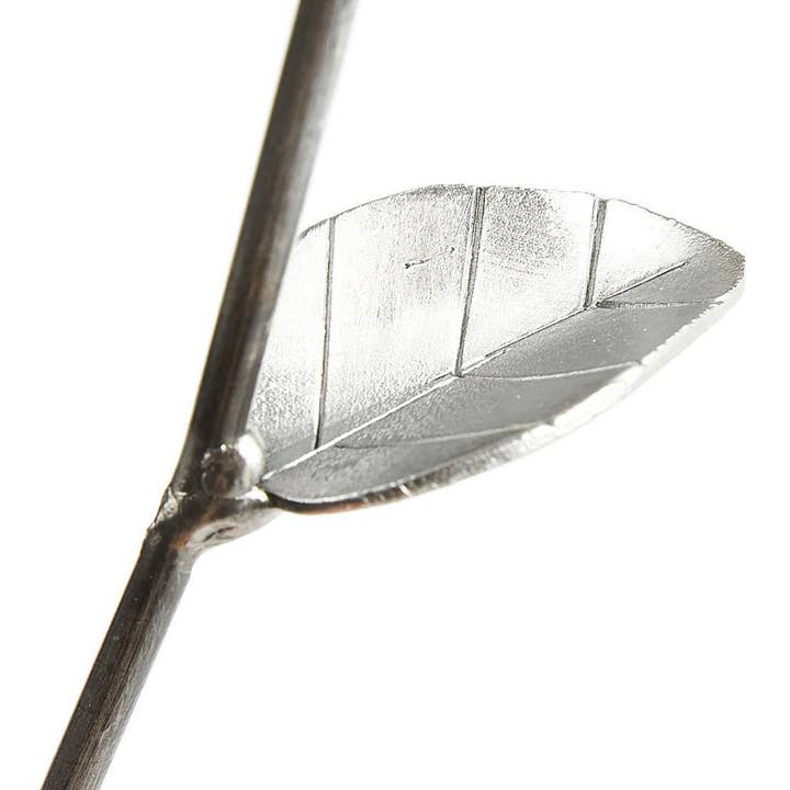 Metal Relic - Wholesale Artificial Flowers - Dual Immortal Roses And Bud Vase3