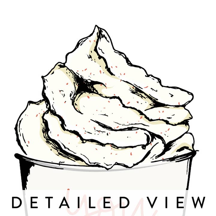 Fresh Cut Prints LLC - Vendita all'ingrosso Biglietti per San Valentino - Biglietto d'auguri bianco per San Valentino, motivo: caffè moka2