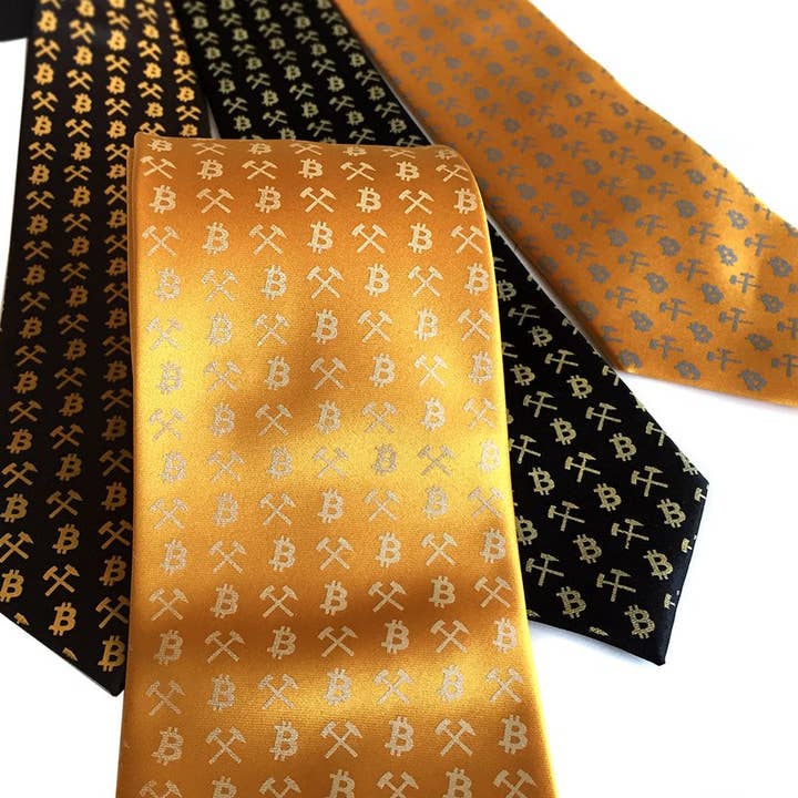 Cyberoptix Tie Lab - Wholesale Necktie – Men’s - Bitcoin Necktie, Cryptocurrency tie.3