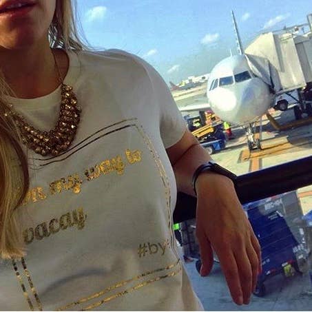 Around Eco - Wholesale Screen Printed T-Shirt - Kids - Light Gray On My Way To Vacay #bye4