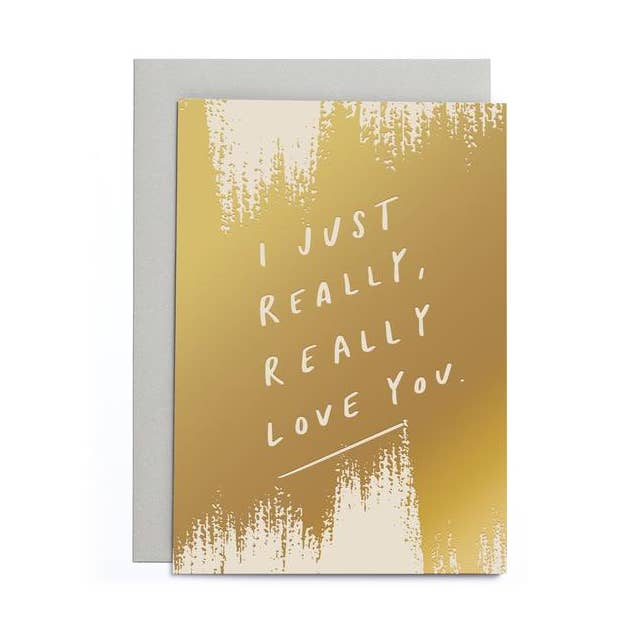 Cartão Just Realmente Love You Pequeno - Aniversário por atacado de Old English Company