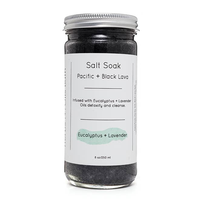Lava Salt Soak for wholesale by Herbs + Oils Bath