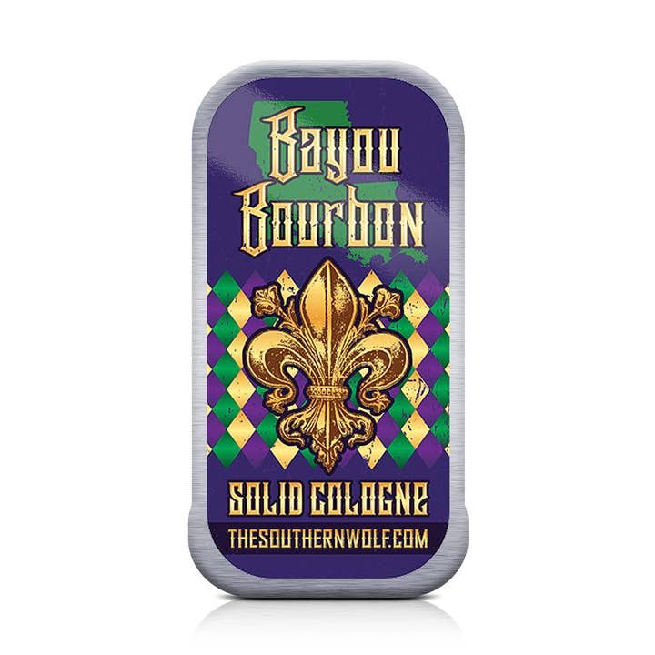 Bayou Bourbon Cologne Solide pour la vente par The Southern Wolf