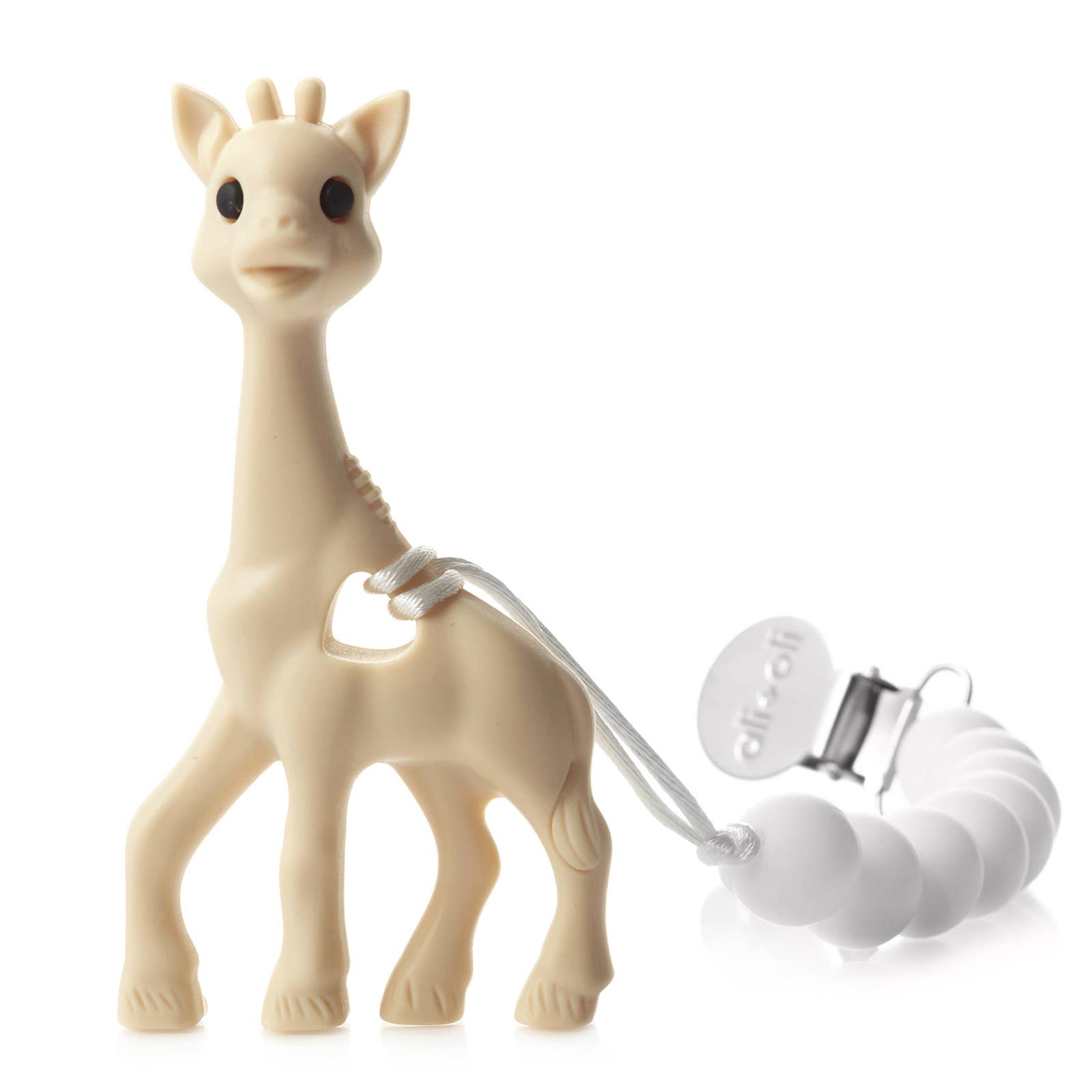 Ali+Oli - Wholesale Pacifier Clip - Baby - Ali+Oli Silicone Pacifier Clip (White)5