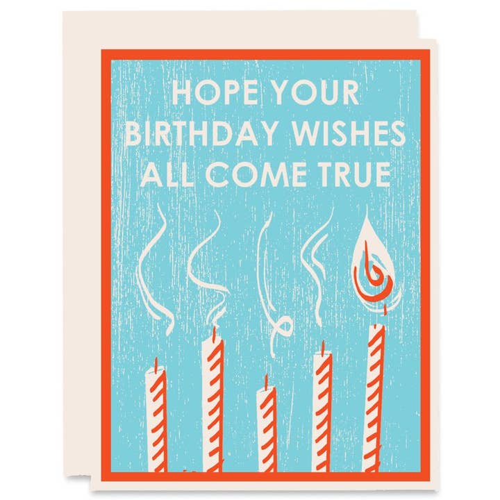 Heartell Press - Wholesale Birthday Card - Hope Your Wishes All Come True Birthday Card0