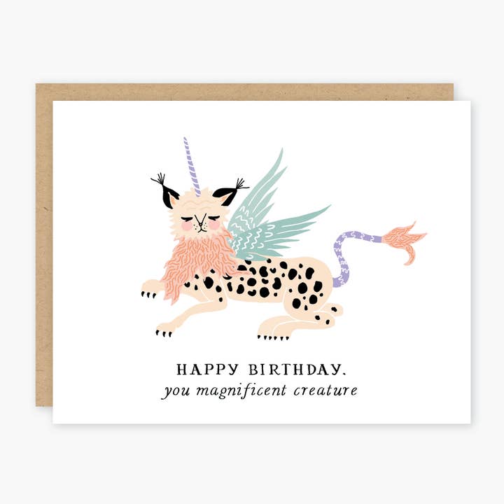 Party of One - Wholesale Birthday Card - Birthday Creature Card