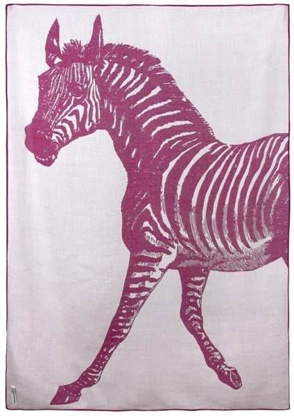 THOMASPAUL – Manta para sofá por atacado – Lance Zebra - ameixa1