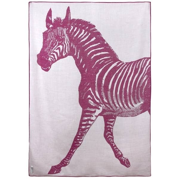 THOMASPAUL – Manta para sofá por atacado – Lance Zebra - ameixa1