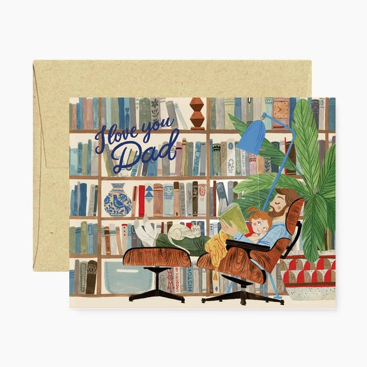 I LOVE YOU, DAD | greeting card for wholesale by Botanica Paper Co.