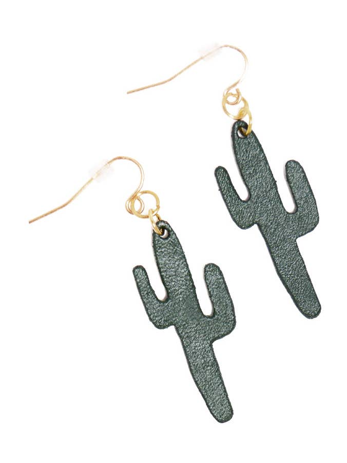 Cactus Earrings for wholesale by Stitch & Shutter