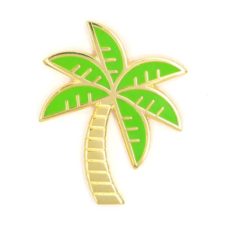 Palm Tree Enamel Pin for wholesale by These Are Things