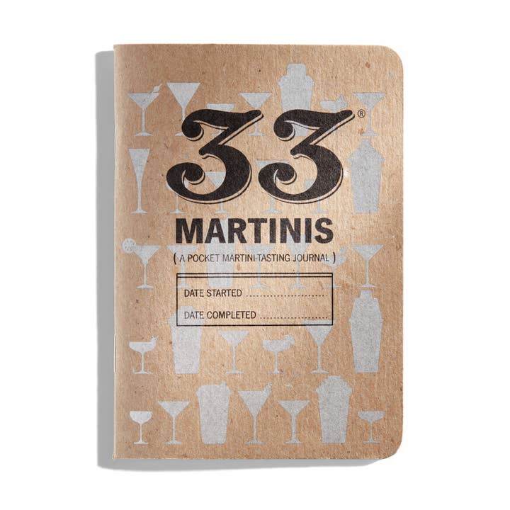 Martini Journals | Stocking Stuffers | Books for wholesale by 33 Books Co.