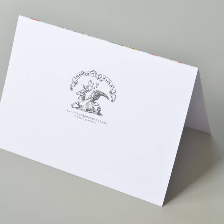 Imaginary Animal - Wholesale Christmas Card - Tiny Things Holiday Collection Greeting Card or Postcard4