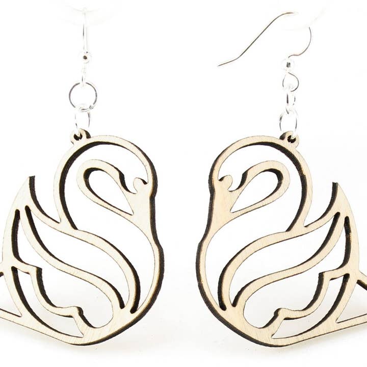 Swan Earrings for wholesale by Green Tree Jewelry