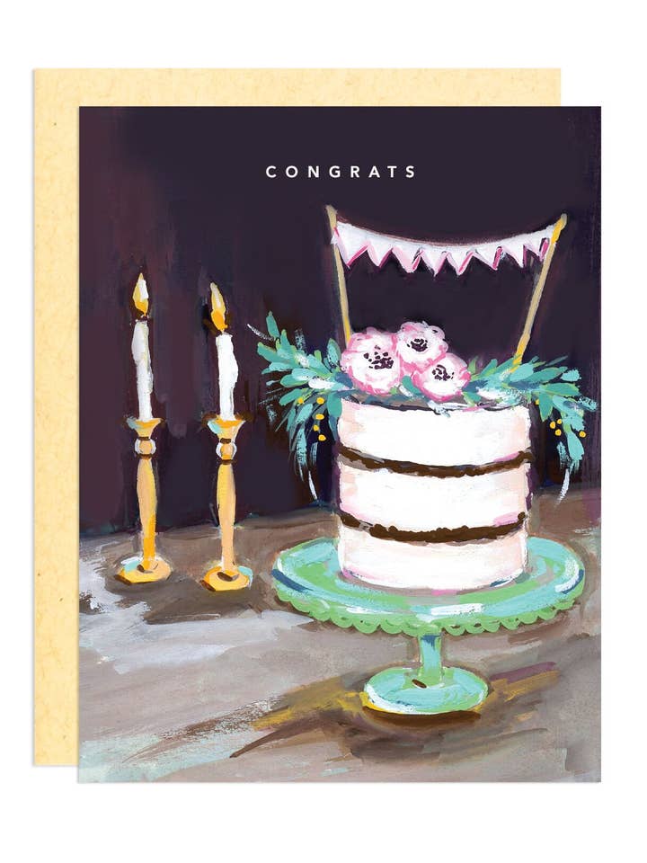 Tarjeta de felicitación para tartas y velas para venta al por mayor de Darling Lemon