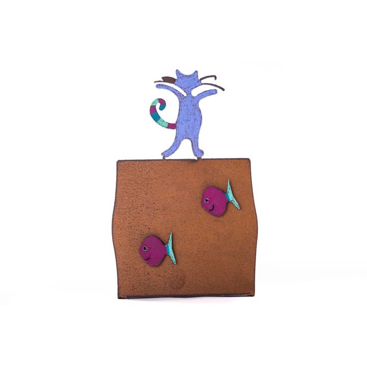 Cat Picture Frame pet memorial memo board magnet recycle USA for wholesale by Whimsies